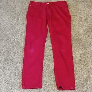 White House Black Market Mid-Rise Blanc Slim Leg Pants Women's Size 00